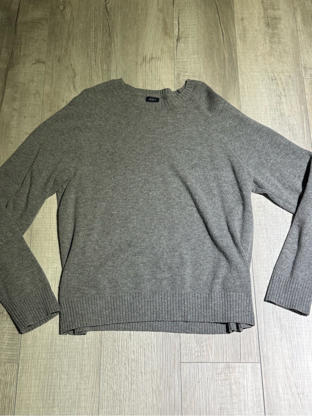 J.Crew Factory Men's Gray Crewneck Sweater